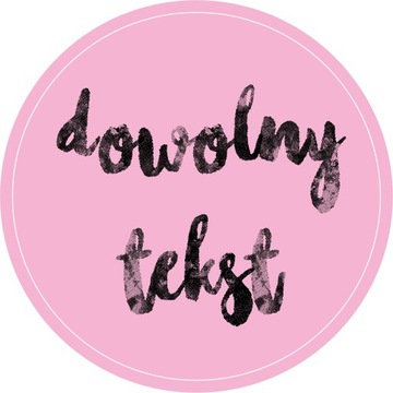 Naklejki ETYKIETY REKLAMOWE + twoje LOGO dowolny nadruk 200 sztuk