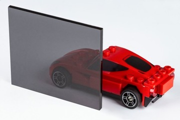 ЧЕРНЫЙ ДЫМ оргстекло, 3мм, нарезка по размеру, стандартные форматы