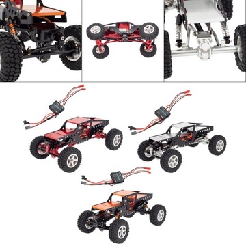 Собранное шасси в масштабе 1:24, радиоуправляемая рама в сборе, все