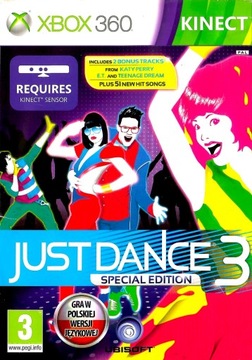 игра на XBOX 360 JUST DANCE 3 SPECIAL EDITION на польском языке PL Po Prostu TANCZ