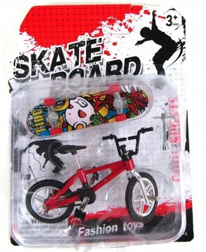 Мини-велосипед BMX SET 2в1 с накладкой на палец и фингербордом