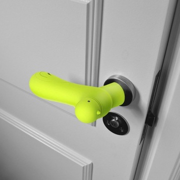 Антистатическое противоударное покрытие двери, зеленое.