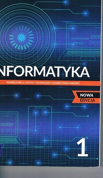 INFORMATYKA 1 PODRĘCZNIK WSIP nowa edycja