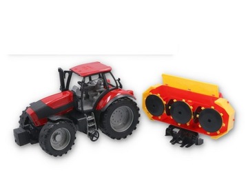 TRAKTOR Z MASZYNĄ DO KOSZENIA 43t