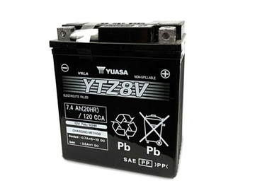 Akumulator motocyklowy Yuasa YTZ8V AGM 12V 7.4Ah 120A