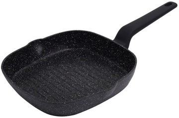 Patelnia grillowa z powłoką marmurową 24cm grill indukcja KLAUSBERG KB-7661
