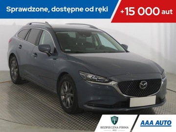 Mazda 6 III Sport Kombi Facelifting 2018 2.0 Skyactiv-G 145KM 2021 Mazda 6 2.0 Skyactiv-G, Salon Polska