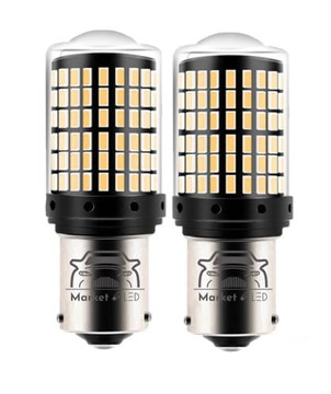 1 szt - P21W 144 led smd 4014 BA15S canbus 1156 WSTECZNY LED