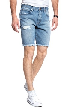 Męskie szorty jeansowe Wrangler REGULAR SHORTS W30