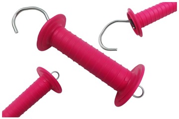 Mocny Uchwyt Bramowy Do Pastucha Zamykania Rączka z Hakiem Pastuch z Rączką