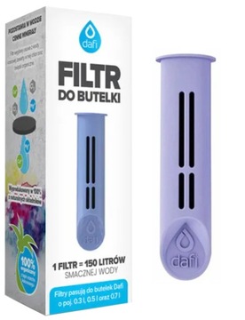 WKŁAD FILTR DO BUTELKI DAFI SOLID FIOLETOWY