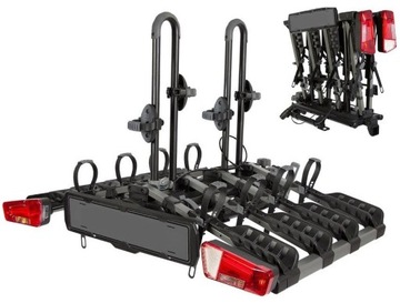 Bagażnik uchwyt rowerowy platforma na hak Inter Pack NEW SPIDER 4 rowery