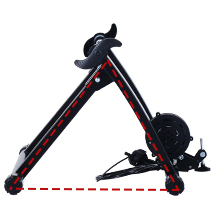 ВЕЛОСИПЕДНЫЙ ТРЕНЕР HOMCOM С МАГНИТНЫМ ТОРМОЗОМ