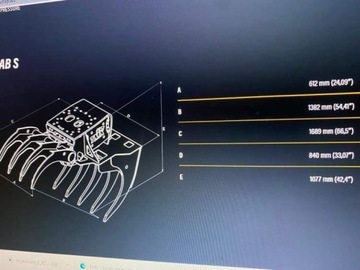 Грейфер для уборки древесины и камня Multigrab SW