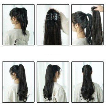 PONY CLIP IN Конский хвост на когтях 55 СМ