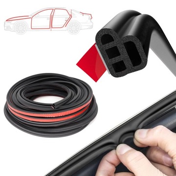 УПЛОТНИТЕЛЬНАЯ ЛЕНТА УНИВЕРСАЛЬНАЯ ДЛЯ ДВЕРЕЙ АВТОМОБИЛЯ РЕЗИНОВАЯ ЛЕНТА 16 М