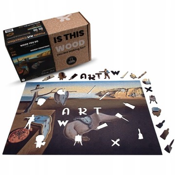 Puzzle drewniane WOOD YOU DO | TRWAŁOŚĆ PAMIĘCI Salvador Dali | 700 el| XXL