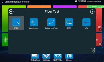 ТЕСТЕР CCTV Touch IPS 5,4 дюйма OTDR test 1310/1550