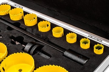 БИМЕТАЛЛИЧЕСКИЕ КОРОНОЧНЫЕ ПИЛЫ ПО МЕТАЛЛУ И ДЕРЕВО 17 ШТ.