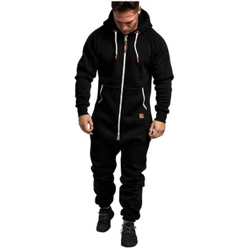 PIŻAMA MĘSKA WYGODNY Onesie Piżamka Jednoczęściowa