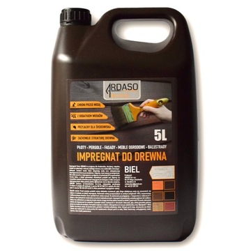 IMPREGNAT dekoracyjny farba do drewna 10 z woskami