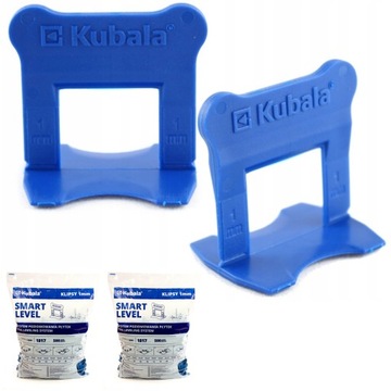 KUBALA SYSTEM POZIOMOWANIA KLIPSY 1MM 1000 SZTUK