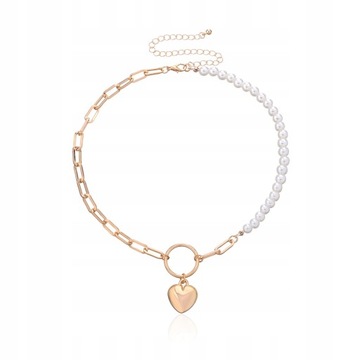 Naszyjnik typu choker ze sztucznej perły
