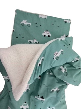 ОДЕЯЛО LAYETTE ЗИМНЕЕ ДЛЯ КОЛЯСКИ GODDEL 50х75см TEDDY ягненок + ПОДУШКА