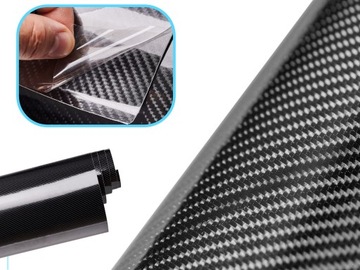 CARBON WRAP 5D GLOSS HQ 152x100см
