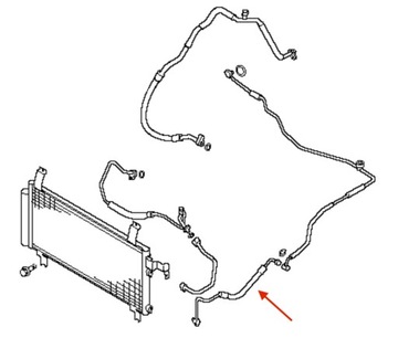 ТРУБКА КОНДИЦИОНЕРА ВОЗДУХА ДЛЯ MAZDA 6 GG GY НОВАЯ