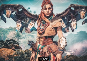 HORIZON ZERO DAWN CAKE CAKE DECORATION Wafel Print A4