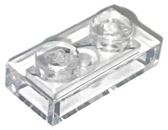 LEGO 6240204 Płytka Plate 3023 Przezroczysty Trans Clear 1x2 10 sztuk
