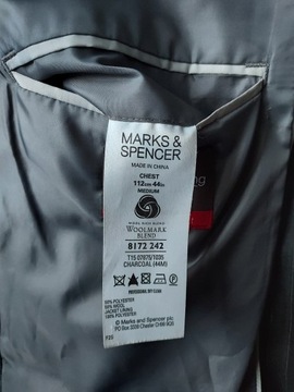 MARS&SPENCER garnitur w prążek 54 56 112/97 XL XXL