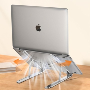 Цельноалюминиевая подставка для ноутбука с диагональю 11–17,3 дюйма.