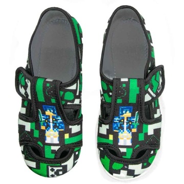 buty kapcie chłopięce RAWEKS wiosenne przedszkole szkoła minecraft I11 27