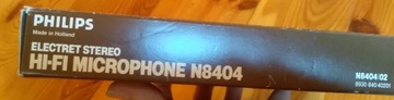 Philips N8404 HI-FI Винтажные микрофоны УНИКАЛЬНЫ!