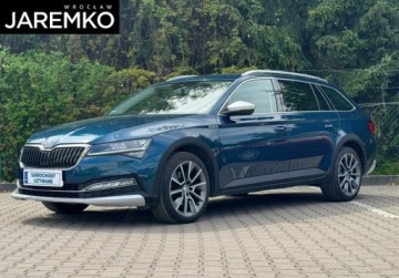 Skoda Superb III Scout 2.0 TDI 190KM 2020 Skoda Superb 2.0 TDI 4x4 Scout DSG 190km Salon PL ASO FVmarza 2.0 Diesel