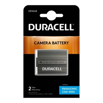 Bateria Duracell DR9668 do Panasonic CGR-S006E