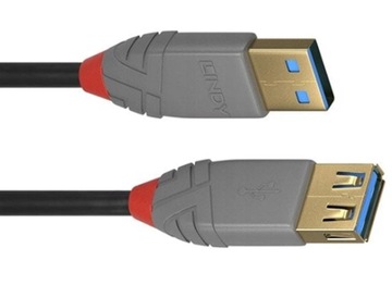 USB 3.0 A - УДЛИНИТЕЛЬ A LINDY 36763 3м
