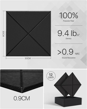 Акустическая панель Soundsbay Square 30смx30см