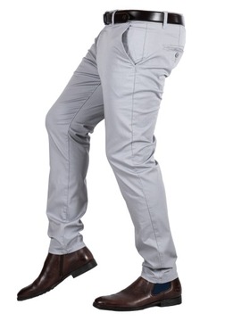 Брюки CHINOS из ткани серого цвета BARRY размер 35