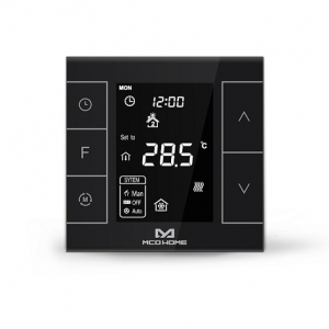 Termostat do ogrzewania wodnego MCOHome WH7 Z-Wave czarny