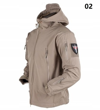 MILITARY SOFTSHELL RAIN JACKET FOR MEN