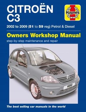 CITROEN C3 1.6 BENZYNA 02-09 OPIS NAPRAW HAYNES