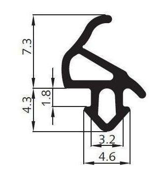 USZCZELEKA USZCZELKI ALUPLAST S -1559 s-1560 50+50