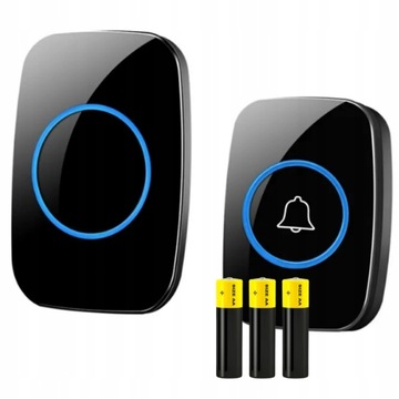 ДОМАШНИЙ ДВЕРНОЙ ЗВОНОК БЕСПРОВОДНОЙ ИНТЕРКОМ-ТЕЛЕФОН Водонепроницаемый IP44 300M БАТАРЕИ