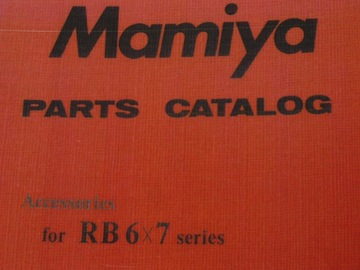 РУКОВОДСТВО ПО ОБСЛУЖИВАНИЮ Mamiya RB67 Аксессуары Каталог запчастей руководство по эксплуатации УНИКАЛЬНО!