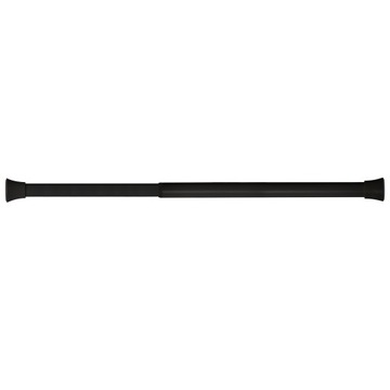 РЕГУЛИРУЕМАЯ ДУШЕВАЯ КАРДИНА ДЛЯ ШКАФА 170-280см ЧЕРНАЯ