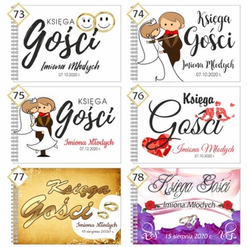 A5 KSIĘGA GOŚCI / 44 strony / Ślub / Wesele