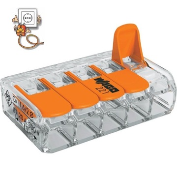 Szybkozłączka 5x0,2-4mm2 221-415 /5szt./